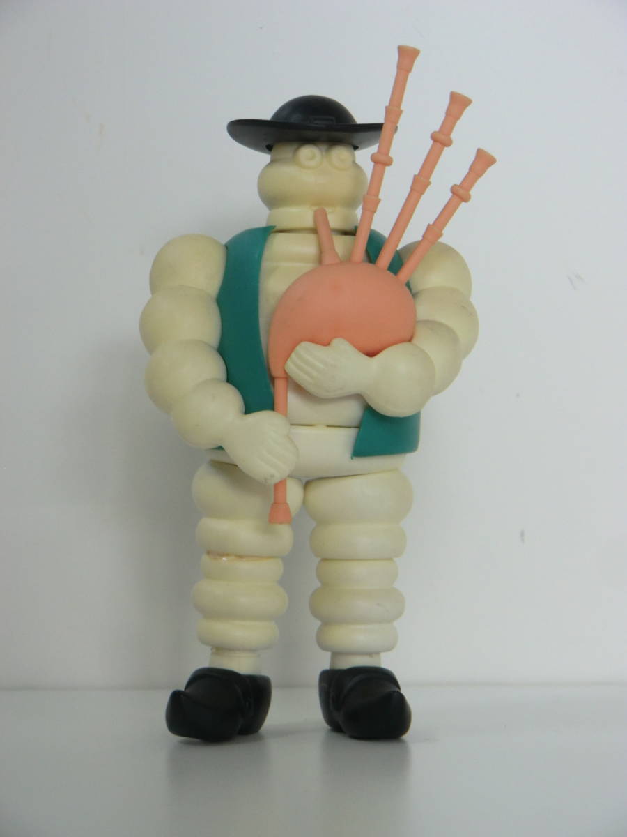 ミシュラン ビバンダム バグパイプ人形 (グリーンベスト) 袋付き 90s