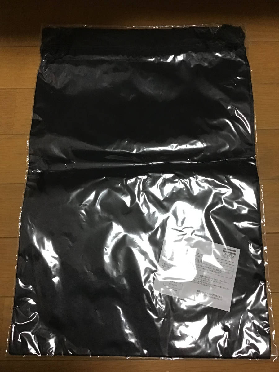 福岡ソフトバンクホークス　大きい巾着袋　未使用_画像2
