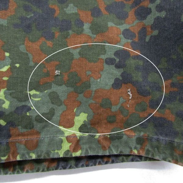 ドイツ軍 実物 サイズ XL 程度 フレクター カモ ミリタリー ジャケット パーカー 迷彩 オリーブ グリーン 古着 ビンテージ 3S2203の画像7