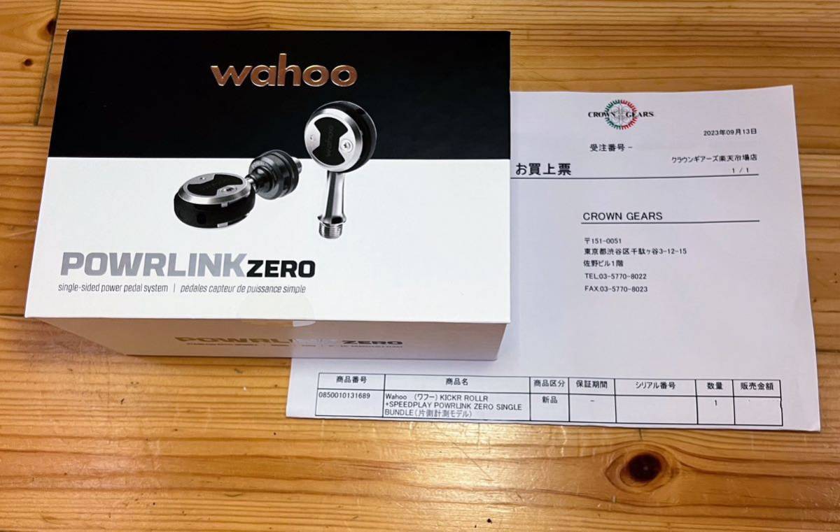 ○日本正規品○ Powrlink SPEEDPLAY WAHOO ワフー ZERO 新品 片側計測