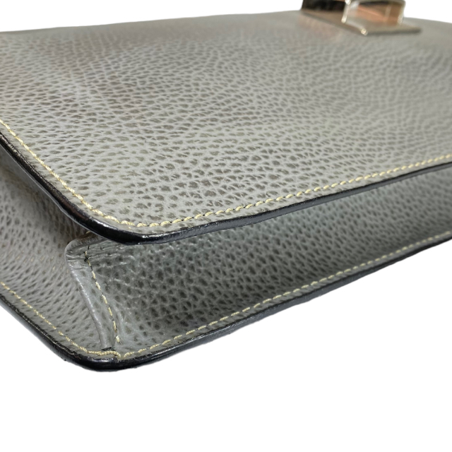 限定価格セール! E.MARINELLA マリネッラ 折りたたみ グレー レザー