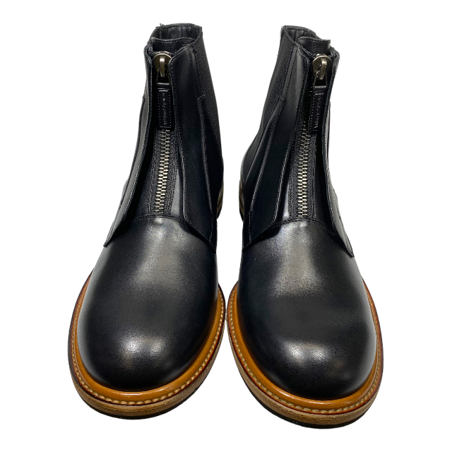 [ не использовался ]DOLCE&GABBANA Dolce & Gabbana Dolce&Gabbana обувь ботинки короткие сапоги кожа черный чёрный [ размер 7 ( примерно 26cm)]