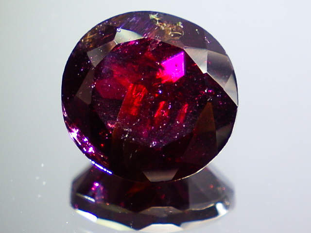 ★ロードライトガーネット ブリリアントカット★7.50ct/11.7ｍｍ★天然石薔薇柘榴石★ルース裸石カボション★ジェムストーン宝石GEMkamesanの画像1