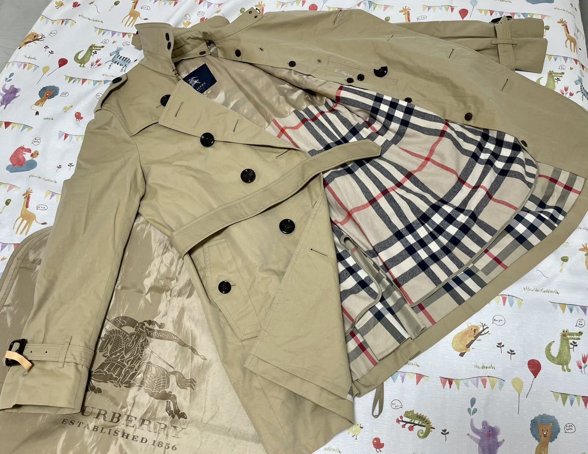 日本製25万美品ハニーベージュ バーバリーメンズL LL175Burberryウール