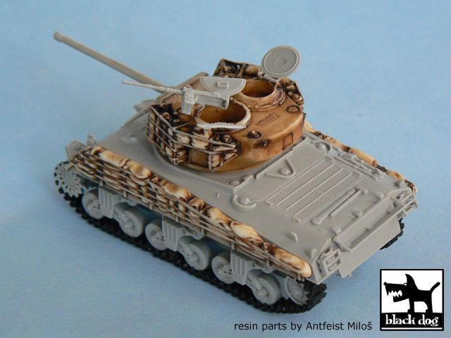 ブラックドッグ T72008 1/72 M4A3 サンドバッグ （ ドラゴン 7213用，6 レジンパーツ）_画像2