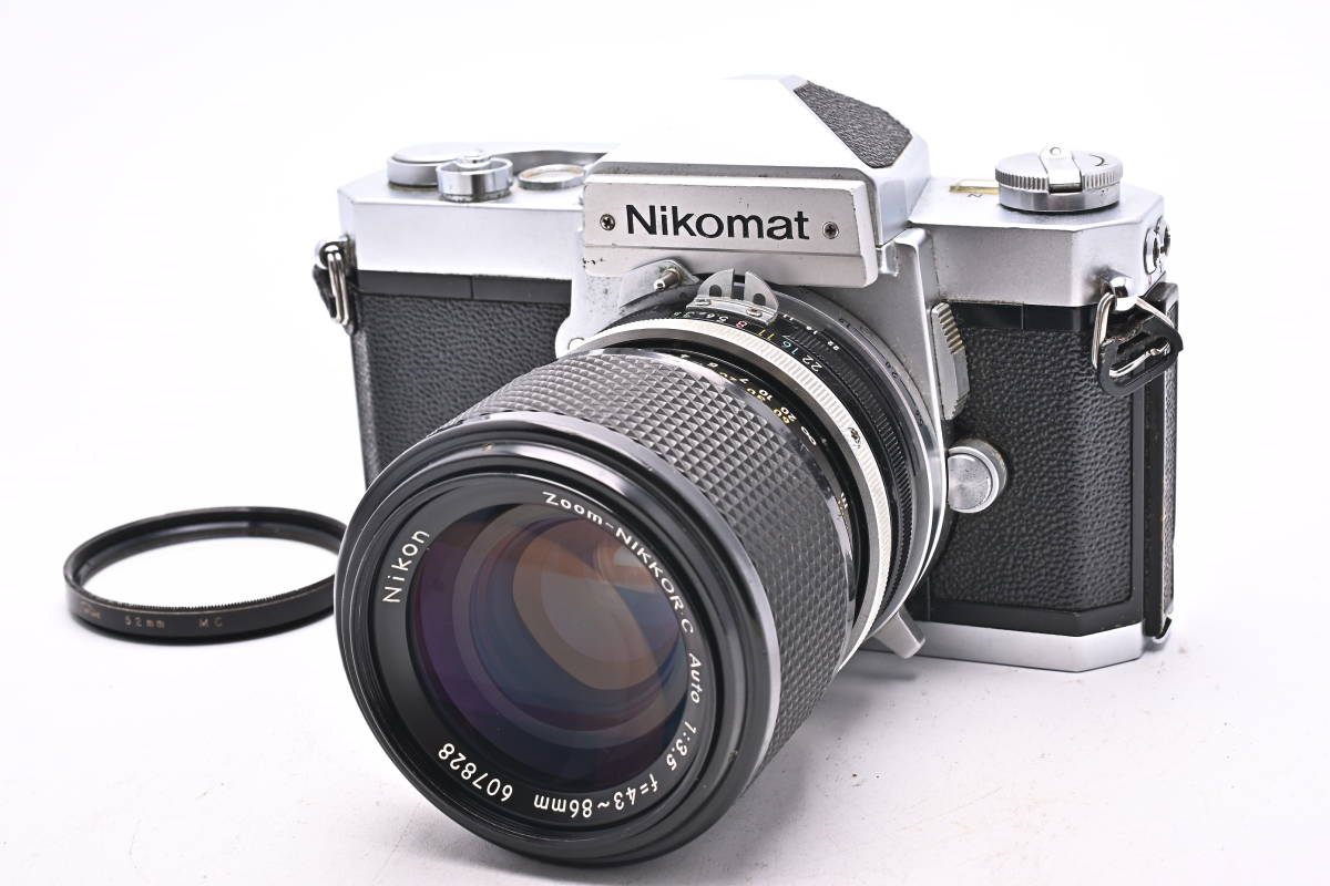 IN3-1666 Nikon ニコン Nikomat FTN Zoom-NIKKOR.C Auto 43-86mm f/3.5 一眼レフフィルムカメラ マニュアルフォーカス_画像1