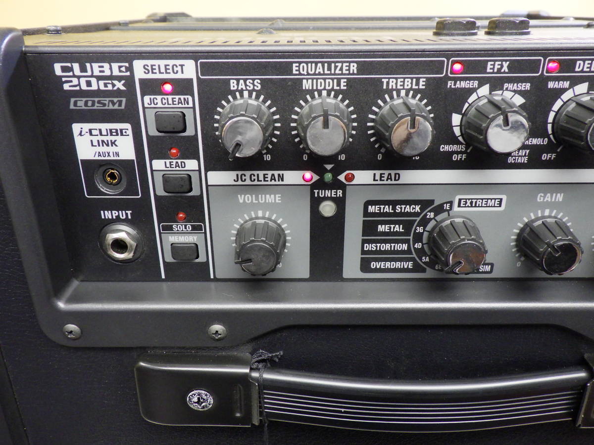 美品 Roland CUBE-20GX コンボ ギターアンプ ローランド キューブ 動作
