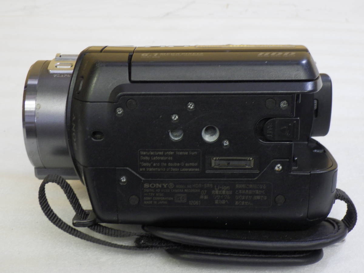 SONY HANDYCAM HDD HDR-SR8 ソニー デジタルビデオカメラ 通電確認のみ# TC00357の画像9