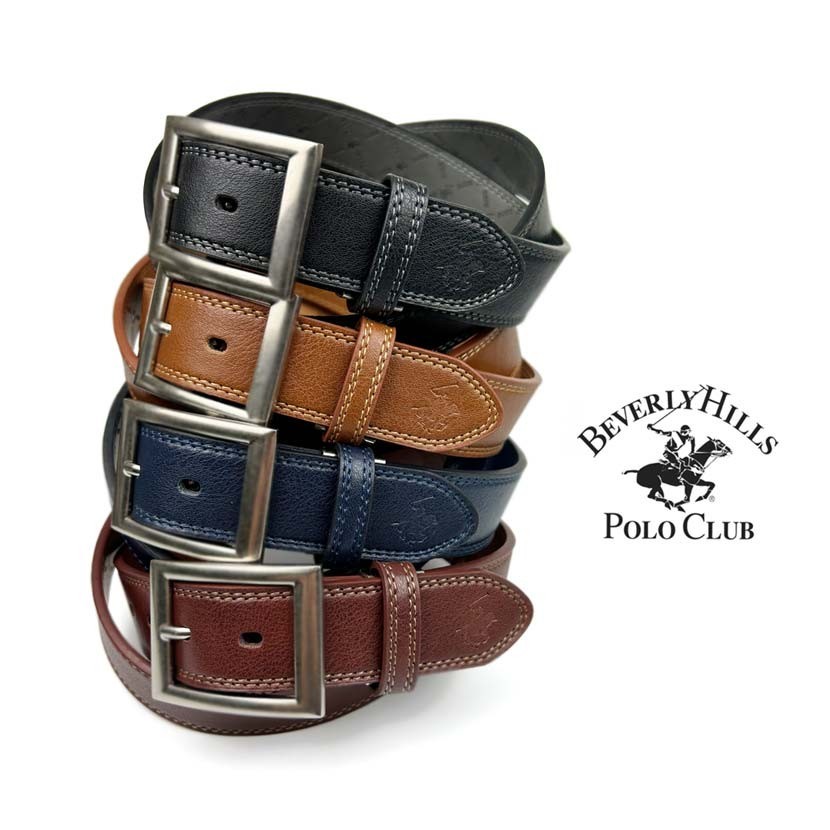 全4色　BEVERLY HILLS POLO CLUB ビバリーヒルズポロクラブ ギャリソンバックル レザー ベルト_画像9