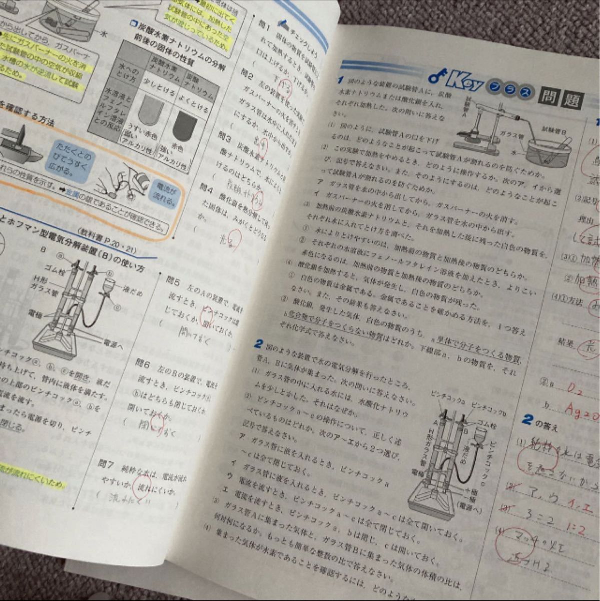 Keyワーク 教材 有名 進学塾問題集 keyワーク地理　国語　理科　中学2年 訳あり！問題集 定期テスト 進学塾