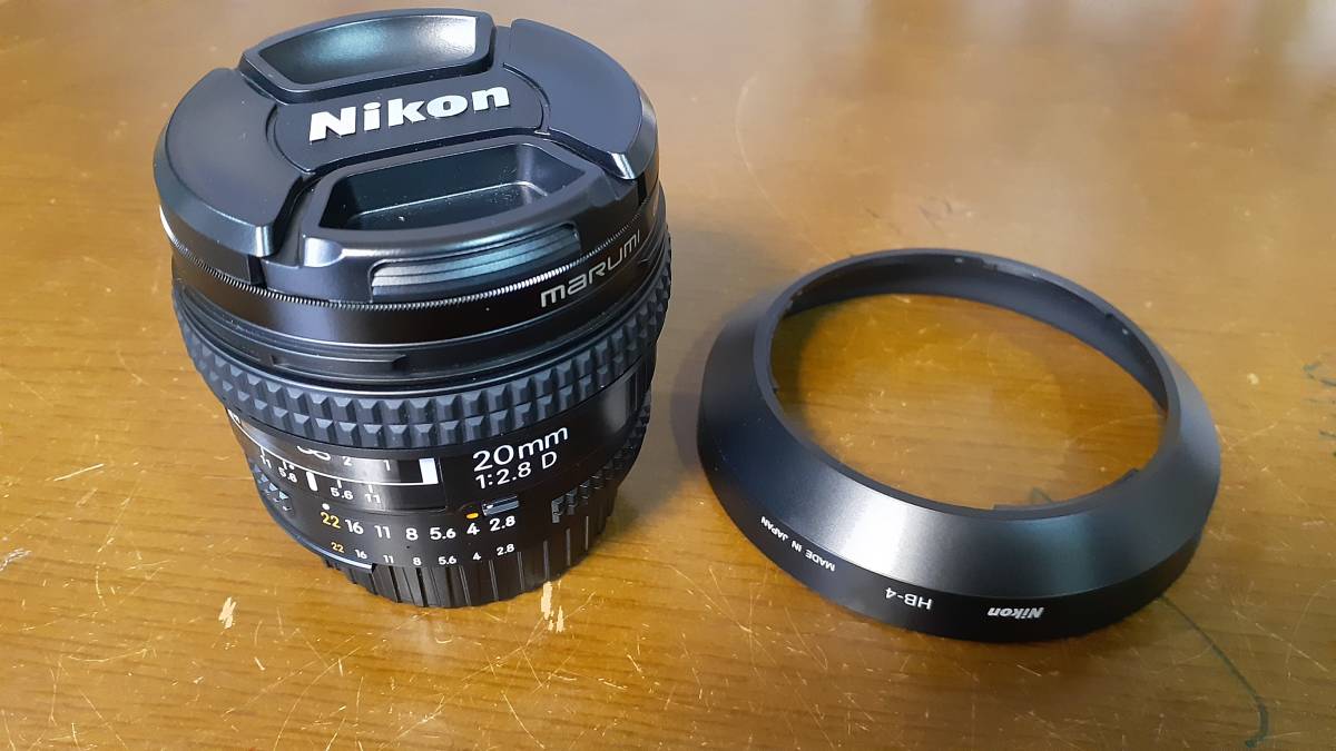 高価値】 ニッコール Nikkor Ai-AF ニコン ☆Nikon 20mm 純正前後