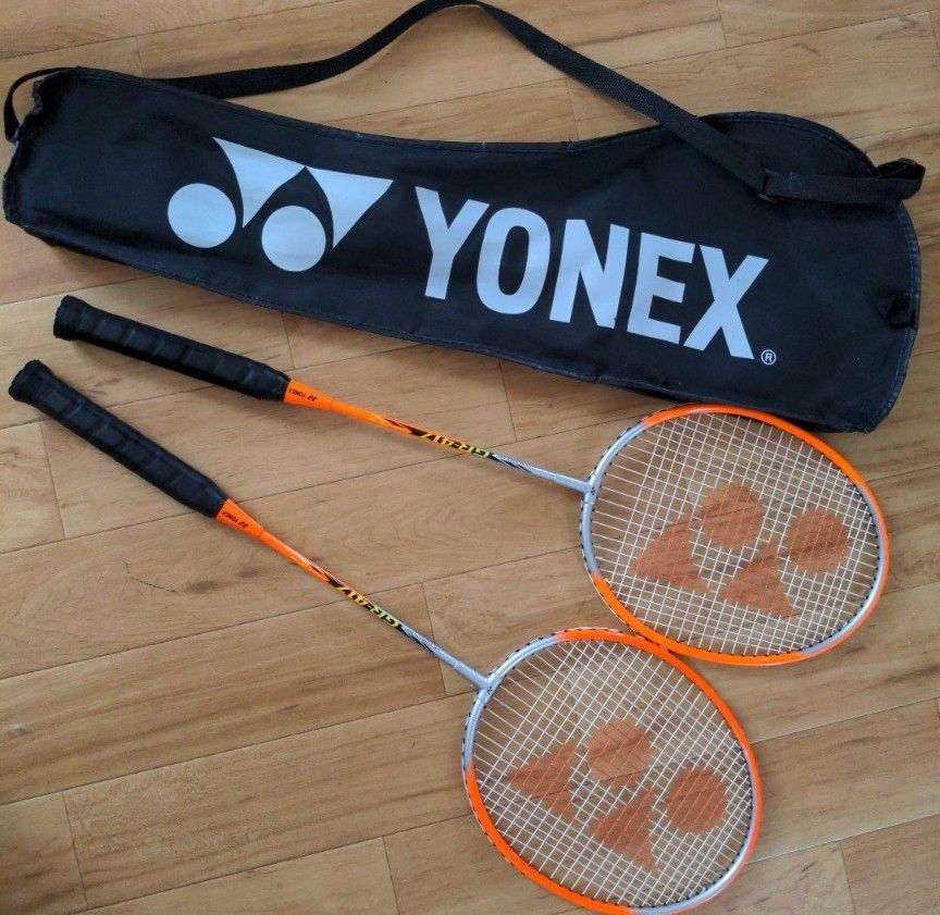 YONEX ヨネックス GR-417 バドミントン ラケット 2本組 バッグ付 YONEX GR-417 ラケット2本 ケース ヨネックスバドミントン
