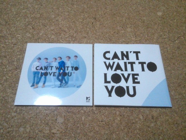 BEAST【CAN'T WAIT TO LOVE YOU】★CDシングル★FC限定盤★_画像1