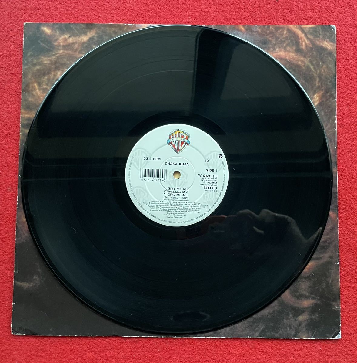Chaka Khan / Give Me All / The Woman I Am 12inchレコード盤 その他にもプロモーション盤 レア盤 人気レコード 多数出品。の画像5