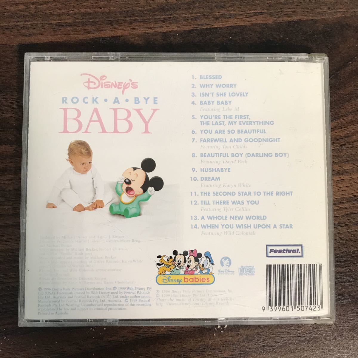 D458 中古CD100円 Disney's Rock a Bye Baby_画像2