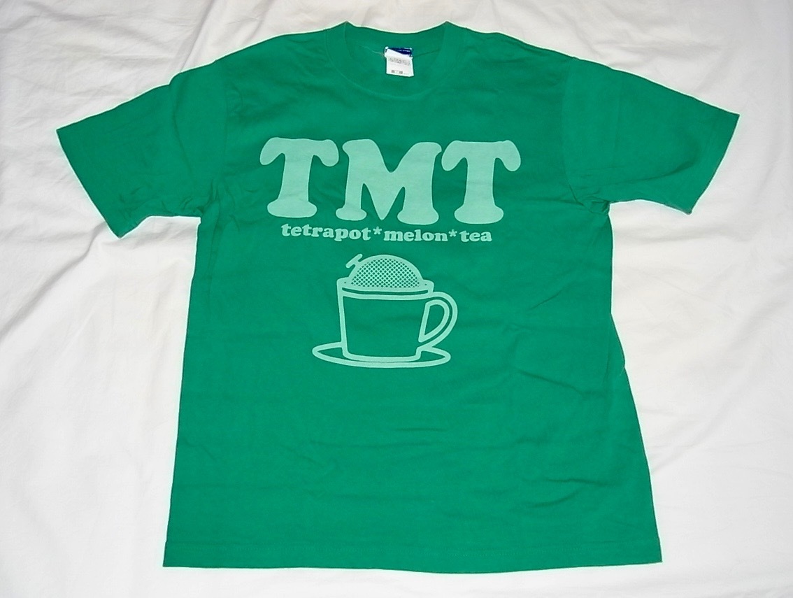 希少 レア 美品(一度だけ着用) 中古 Tシャツ デトロイト・メタル・シティ DMC テトラポットメロンティ TMT 緑 Mサイズ COSPA コスパ_画像1