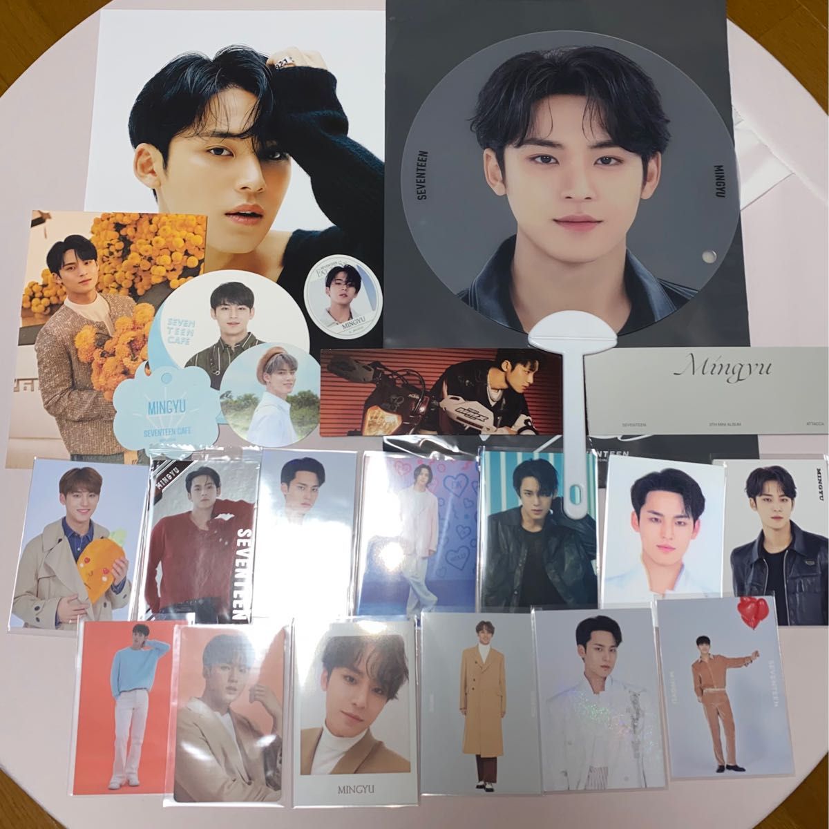 SEVENTEEN セブチ ミンギュ まとめ売り クリアうちわ 21枚セット
