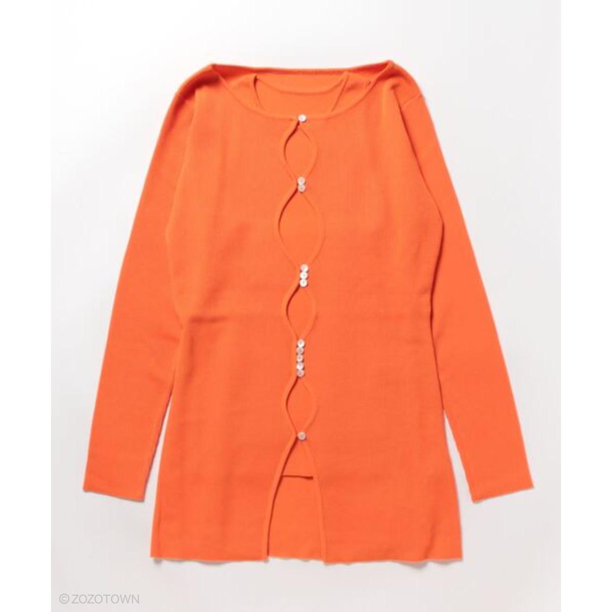 【AMERI】 LAYERED ORNAMENT HOLE KNIT TOP