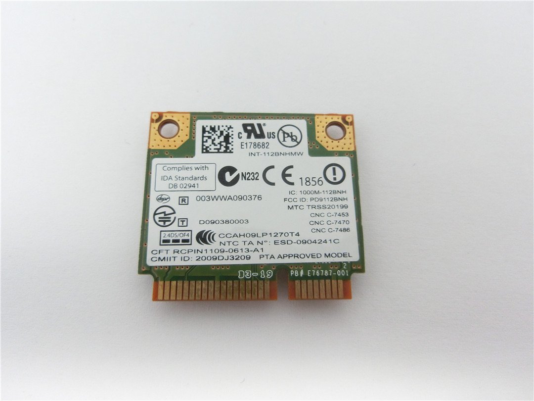 A Lenovo Thinkpad x121e 等用 無線LAN WIFIカード Intel Wireless-N 1000 112BNHMW 動作品　 送料無料_画像2