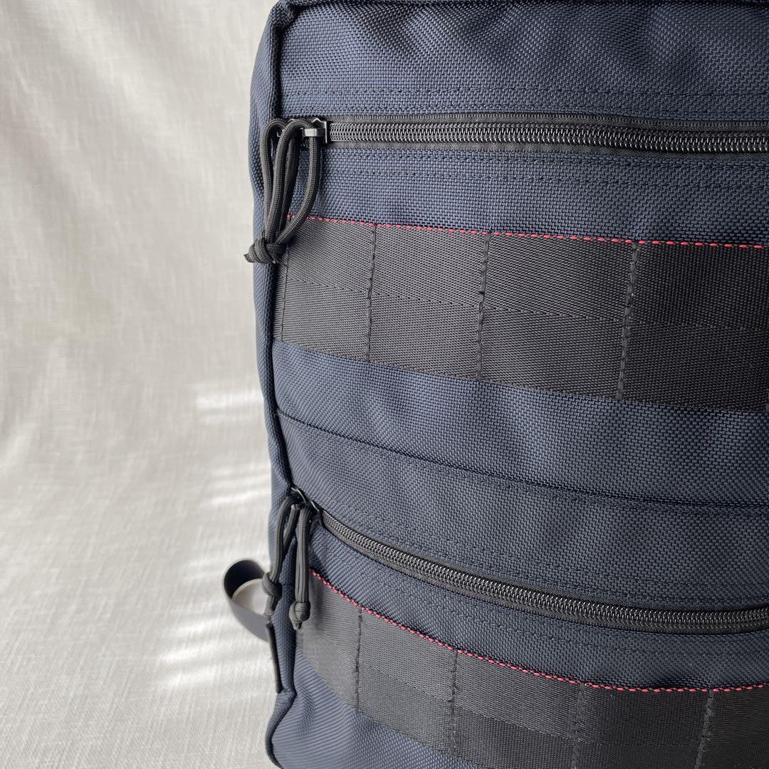 ■BRIEFING ブリーフィング SQ PACK SL バックパック リュック 小さめ A4/PC収納 普段使い ユニセックス ネイビー 紺 ディープシー