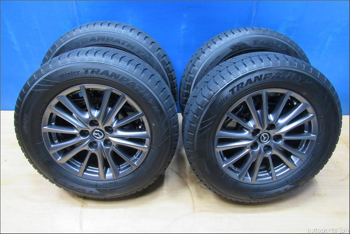 ☆5334☆トーヨ-225/65R17スタッドレス・マツダ純正・17×7J・ET45・穴