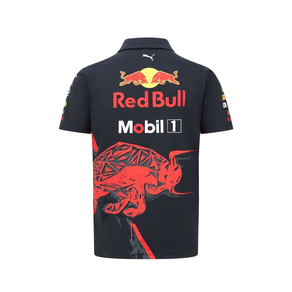 新品 未使用品 PUMA プーマ レッドブル レーシング RED BULL RACING ホンダ HONDA RBR ポロシャツ シャツ ウェア S（日本サイズM〜L相当）_画像2