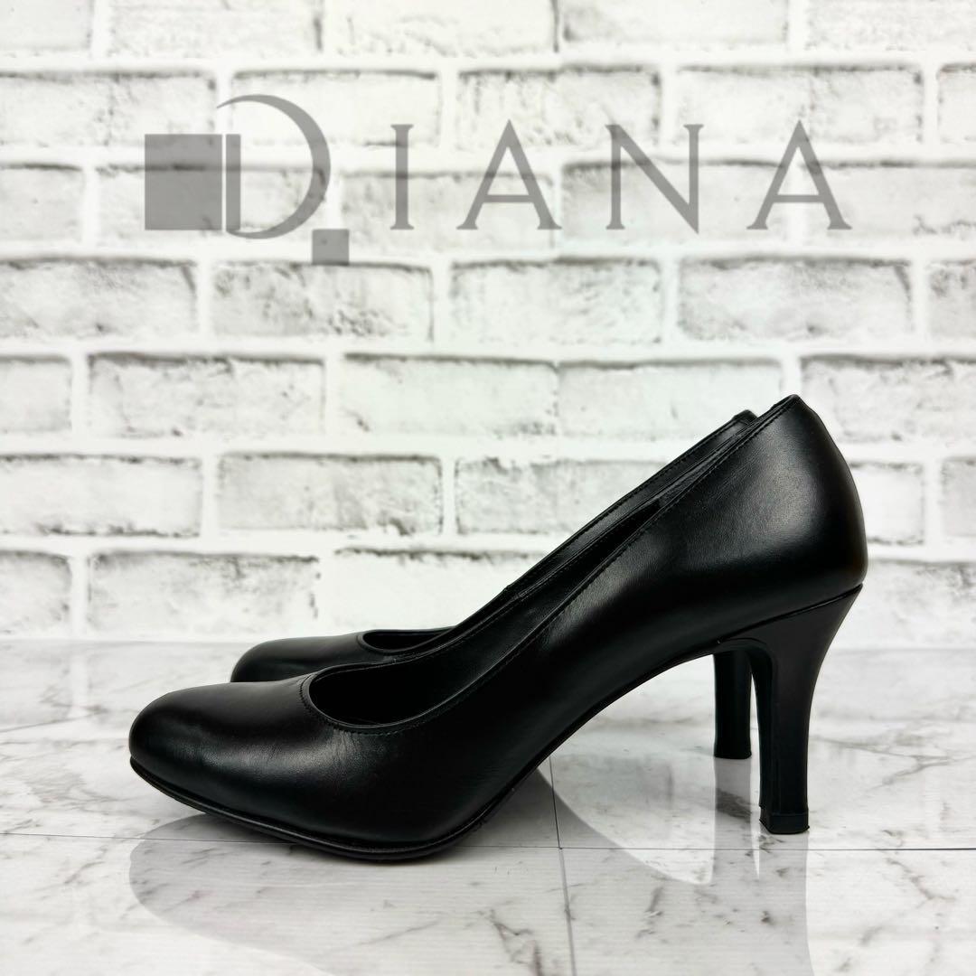 お気にいる】 ダイアナ DIANA パンプス ラウンドトゥ 通勤 23.5cm 23.5