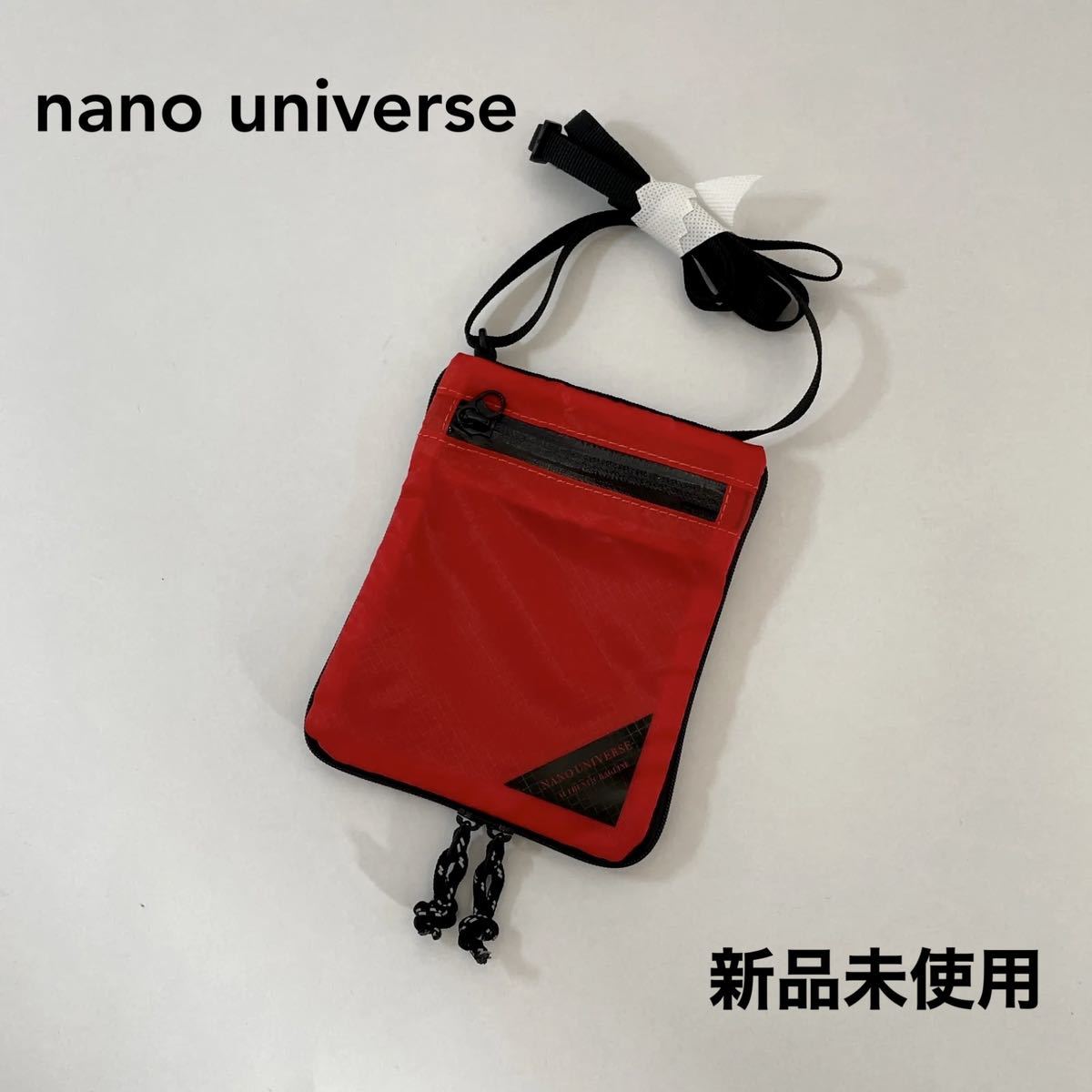 新品未使用　nano universe（ナノユニバース）ショルダーメッシュポーチ_画像1