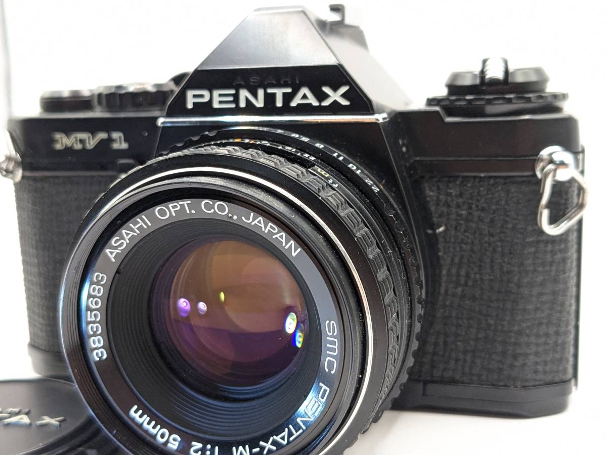 ★極上品・動作保証★ ペンタックス PENTAX MV1 + SMC PENTAX-M 50mm F2 レンズセット【Operation confirmed】 #1209_画像2