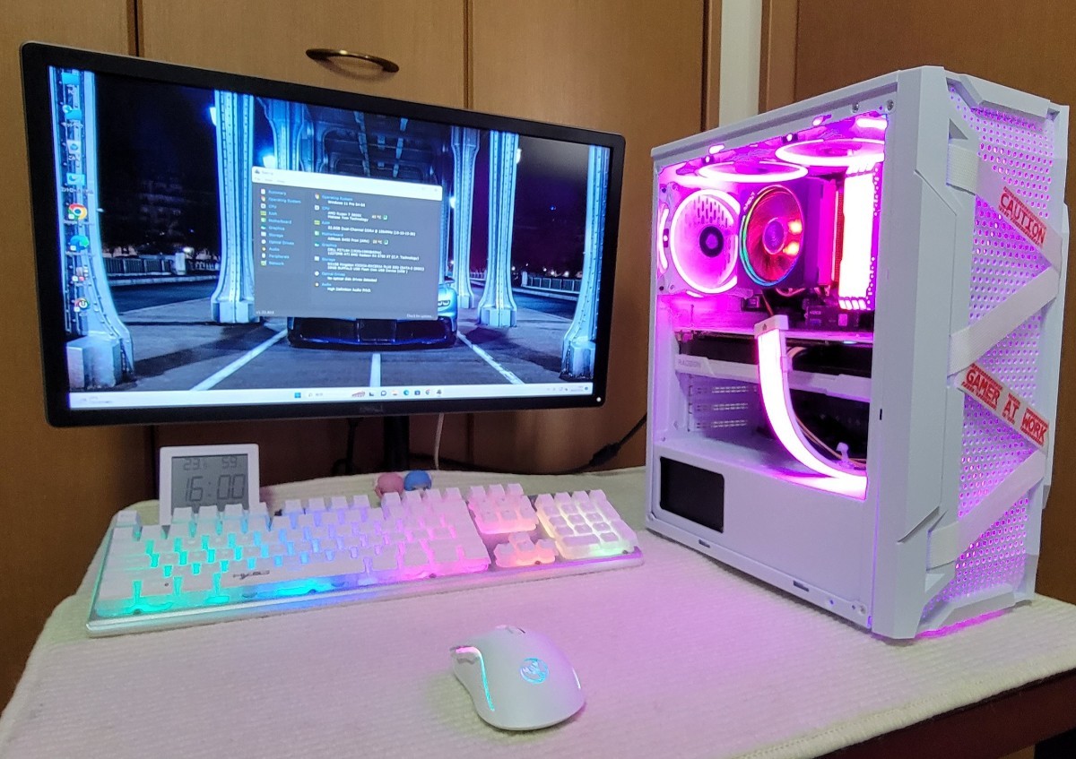 ハイスペックゲーミングPC／Ryzen 7 3800X／RX 6700XT WHITE／NVME M.2 1TB 1000GB／RGB DDR4 32GB／Windows 11 Pro／本体のみ_画像5