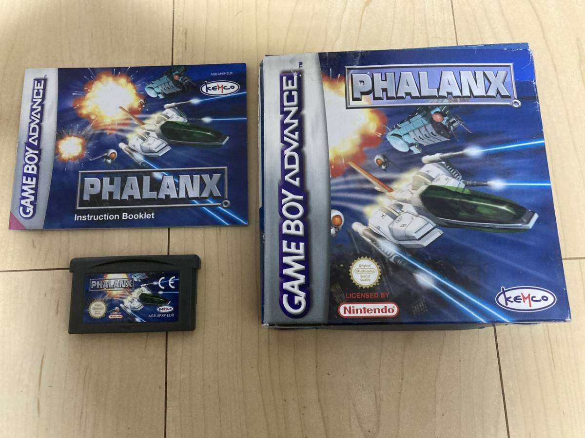 中古　ファランクス phalanx 海外版　箱説有　GBA ゲームボーイアドバンス　PHALANX