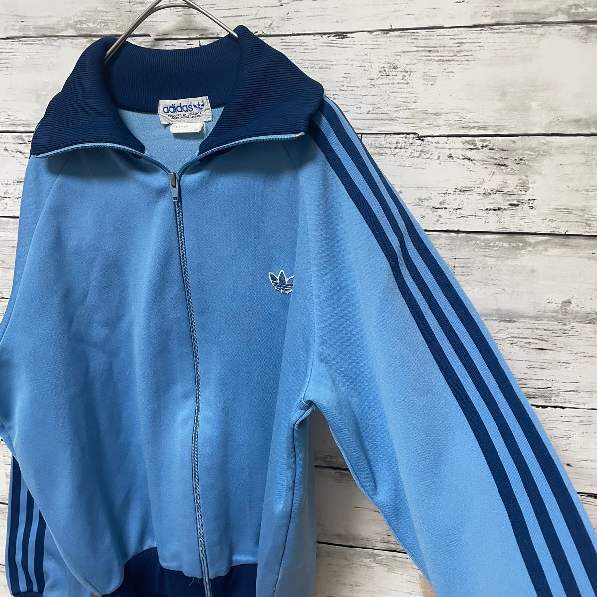 80s】adidas アディダス 古着 デサント トラックジャケット ジャージ