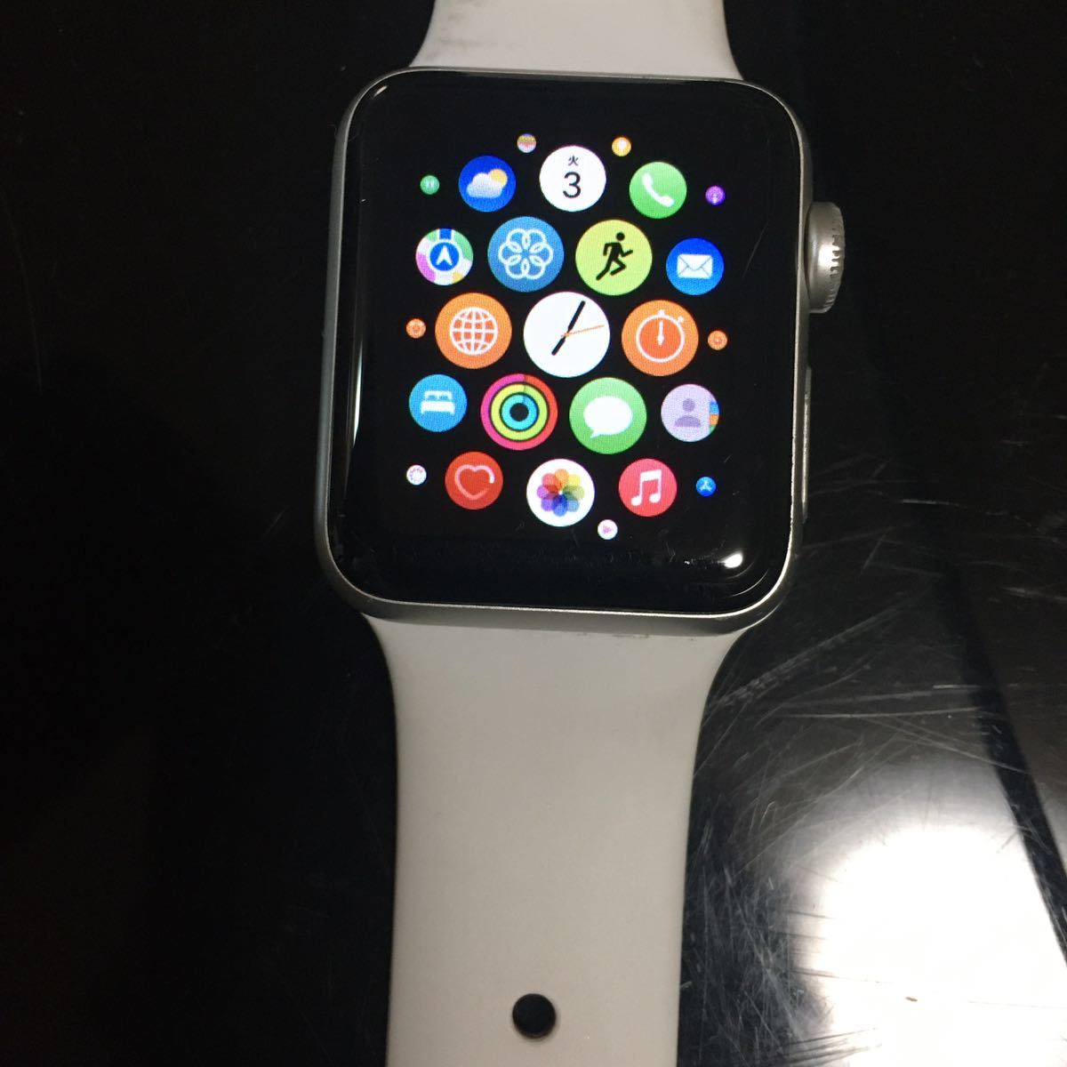 海外輸入】 Apple Watch アップルウォッチ Series3 シルバー 動作確認