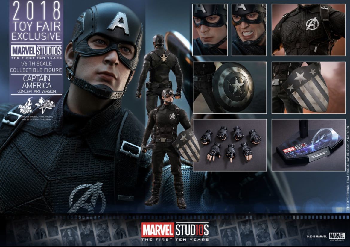 美品 キャプテン・アメリカ コンセプト・アート版 美品 キャプテン・アメリカ コンセプト・アート版