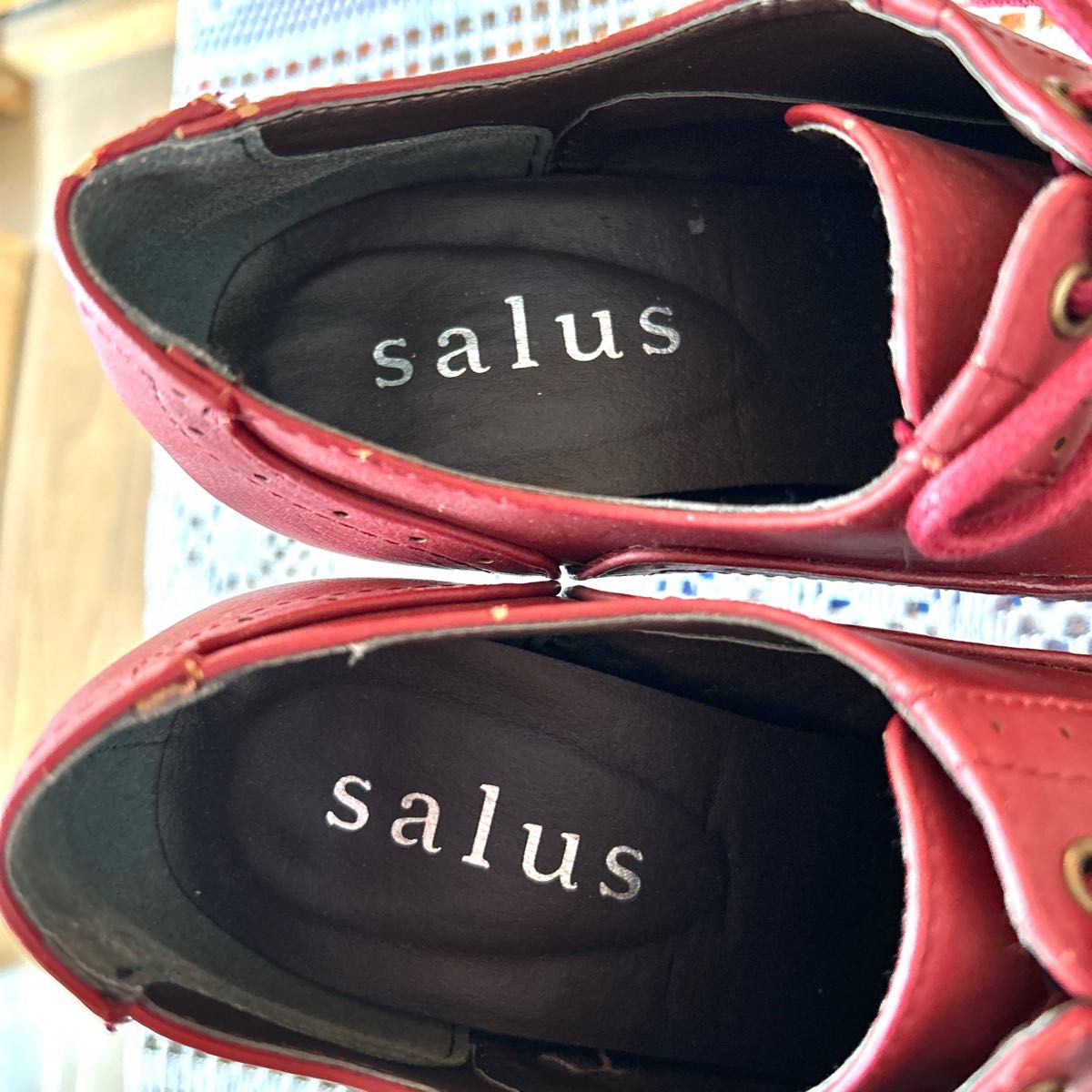 salus レースアップショートブーティ ブーツ