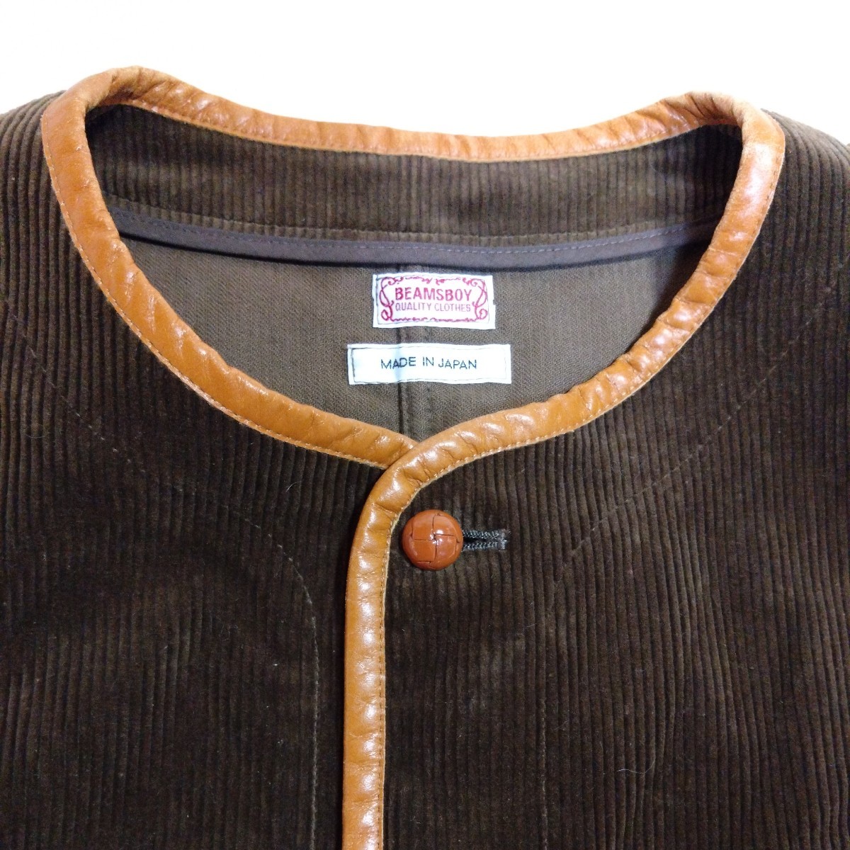 BEAMS BOY lady's corduroy the best one size made in Japan 
