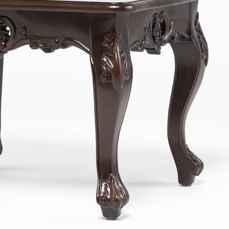 テーブル コーヒーテーブル ソファテーブル 机 木製 ブラウン 姫系 猫脚 クラシック アンティーク調 ロココ調 シンフォニー VTA2024-S-5_画像8