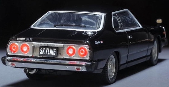 Ж アオシマ DISM 1/43 日産 スカイライン GT-ES KHGC210 C210 前期 1978 ブラック ジャパン ニッサン NISSAN SKYLINE GT-E・S 黒 Ж C211_画像7