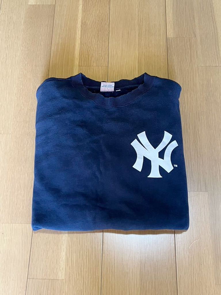 【ビンテージ90's】MLBニューヨークヤンキース プリントスウェットシャツ