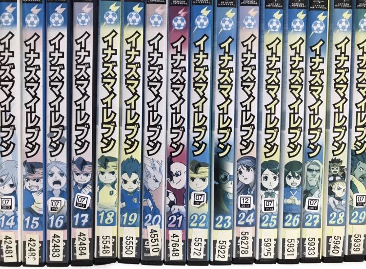 TVアニメ『イナズマイレブン全32巻/イナズマイレブンGO全36巻/アレスの天秤全7巻』 DVD 全75巻＋劇場版3作品 全巻セット　全78巻