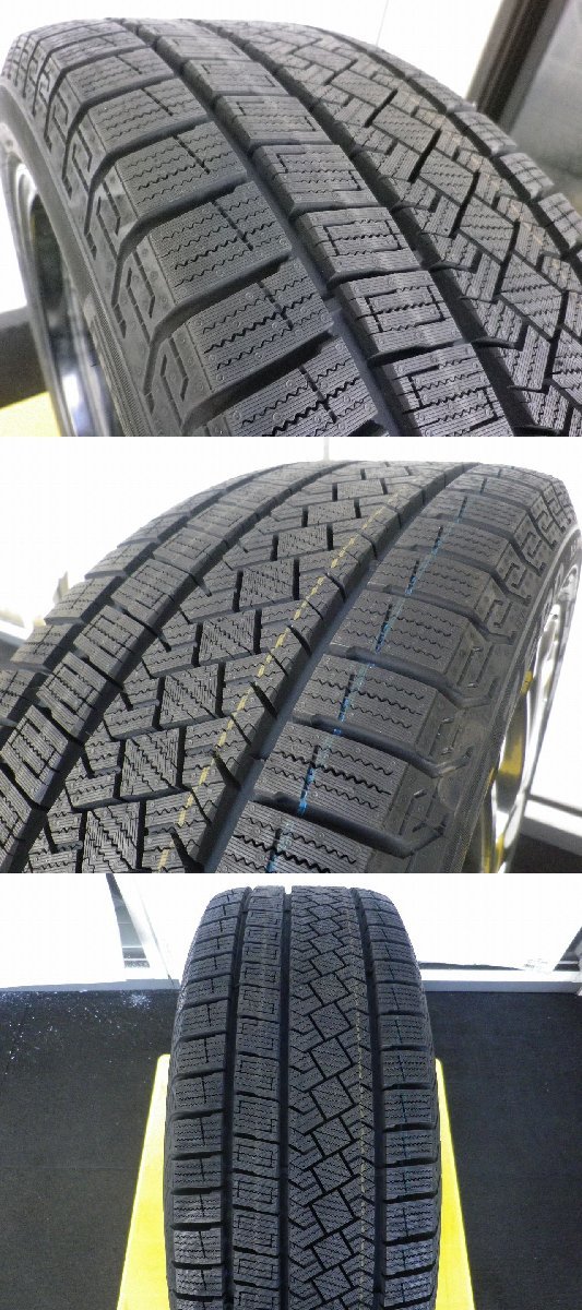 MID RMP♪18×7J/PCD114.3/5H/+55/ハブ73♪新品!ピレリ ICE ZERO ASIMMETRICO 225/45R18 95H XL 2022年製♪店頭受け取り歓迎♪R509SW33_画像6