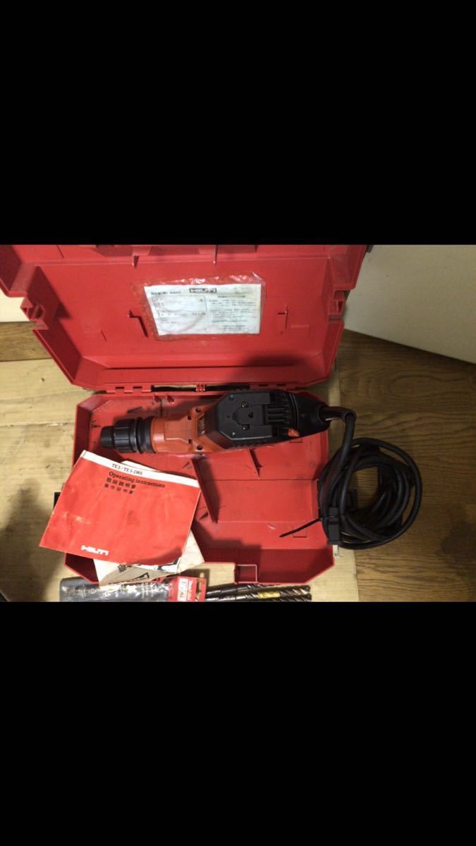 HILTI ヒルティ TE5 ハンマードリル ケース付き＊現状品. 送料落札者負担_画像7