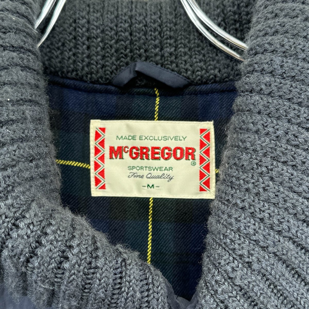 McGREGOR マックレガー コート アウター 中綿 ブルー サイズM メンズ ヴィンテージ 8_画像4