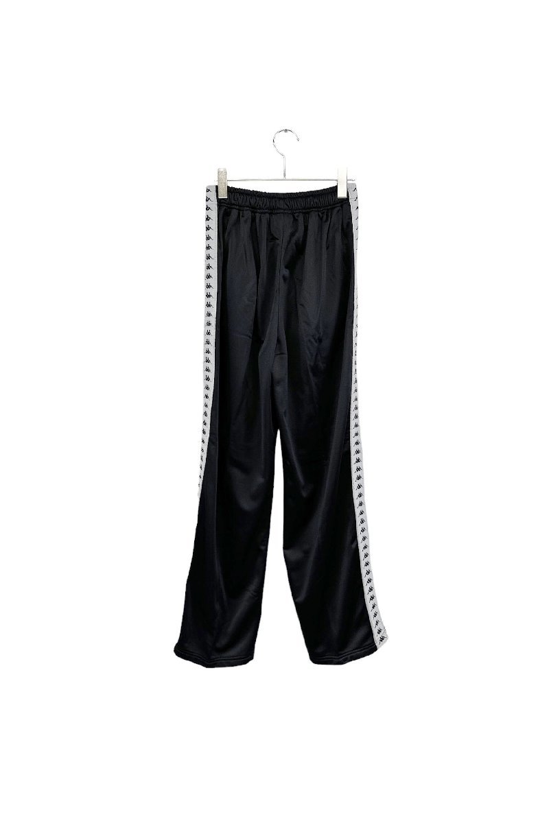 90's Kappa track pants カッパ トラックパンツ ジャージ サイドライン ブラック ヴィンテージ 単品 6_画像2