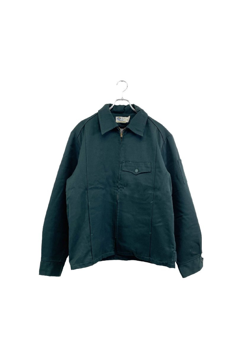 70's 80's Made in USA RIVERSIDE work jacket リバーサイド ワークジャケット ライナー付き グリーン ヴィンテージ 単品 8