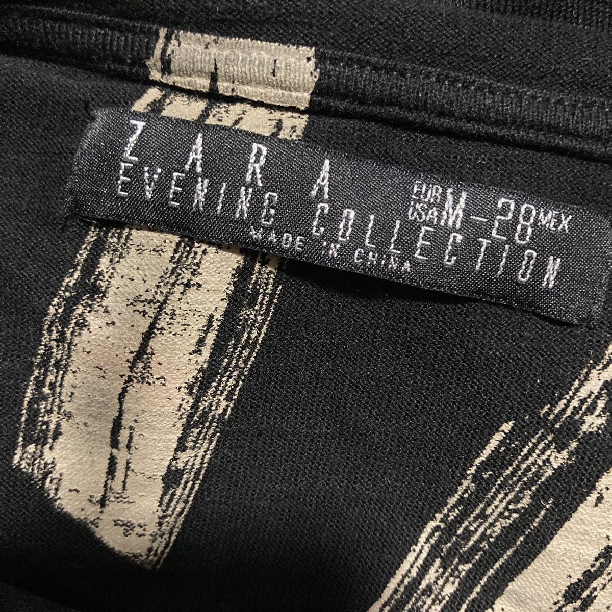 Zara evening collection wild horse 黒 馬  Tシャツ