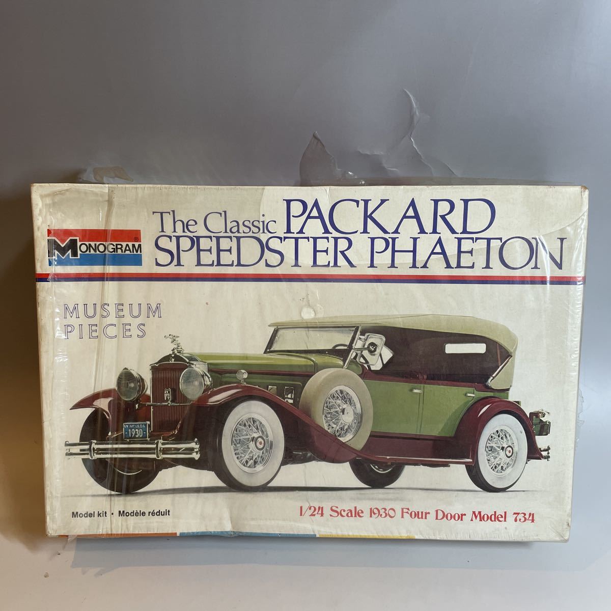 【シュリンク未開封】モノグラム クラシック パッカード スピードスター フェートン 1/24 1930FourDoorModel734 PACKRD SPEEDSTER PHAETON_画像1