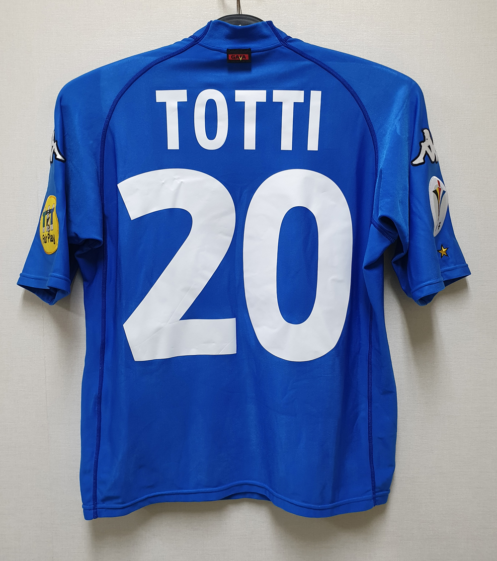 ヤフオク ユーロ00 イタリア H トッティ Totti 半袖