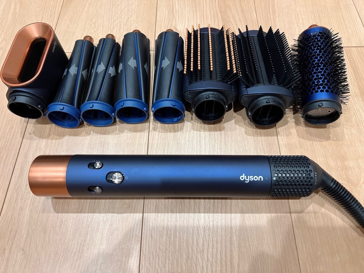 新品】未使用 Dyson Airwrap スタイラー ダークブルー/コッパー - ヘア