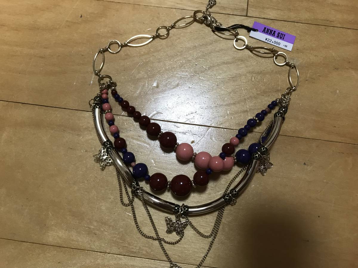 ヤフオク 新品 アナスイ Anna Sui 蝶々 ネックレス アクセ ヤフオク 新品 アナスイ Anna Sui 蝶々 ネックレス アクセ